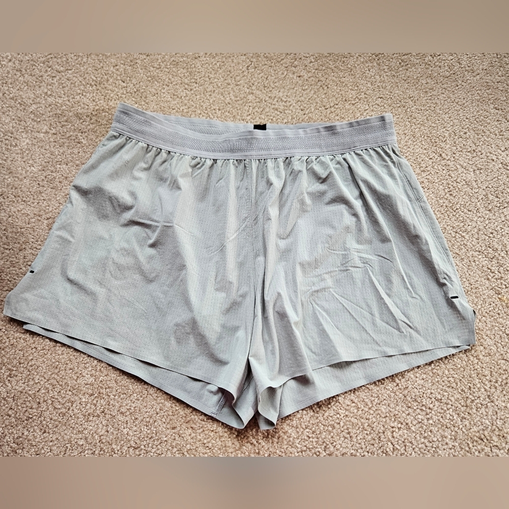 Women’s Athletic Shorts — Light Gray